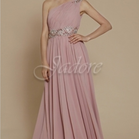 Jadore Beaded Prom Dress Size 4 - Picture 3 of 9